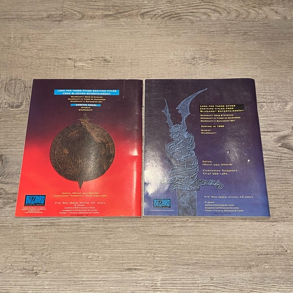 1996 Warcraft Orcs & Humans + Tides of Darkness 2 manuals only. - Picture 2 of 2